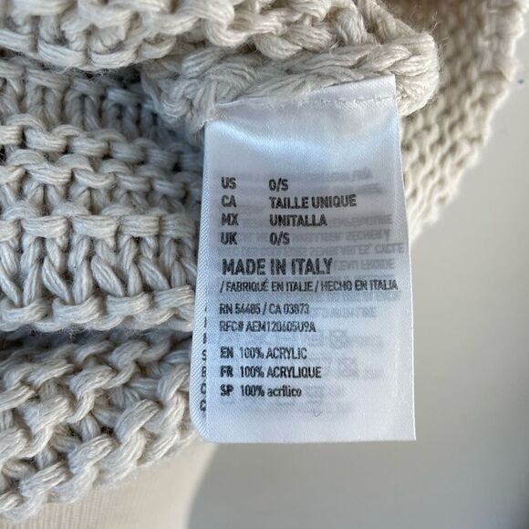 Don’t Ask Why Cropped Loose Knit Sweater Top One Size EUC - Picture 7 of 7